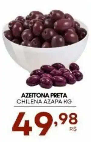 Azeitona preta chilena azapa