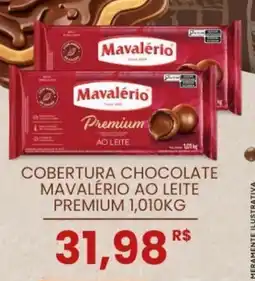 Mercadão Atacadista Cobertura chocolate mavalério ao leite premium oferta