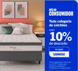 Casas Bahia Toda categoria de colchões oferta