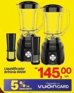 Fort Atacadista Liquidificador Británia 900W oferta