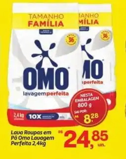 Fort Atacadista Lava Roupas em Pó Omo Lavagem Perfeita oferta