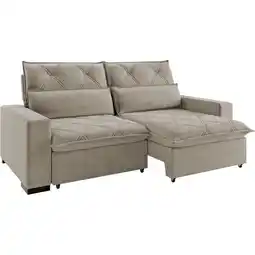 Benoit Sofá Estofado Retrátil Arte Cubica 2 Lugares 114 x 250 x 114cm oferta