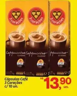 Fort Atacadista Cápsulas Café 3 Corações c/10 un. oferta