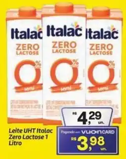 Fort Atacadista Leite UHT Italac Zero Lactose oferta