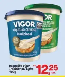Fort Atacadista Requeijão Vigor Tradicional/Light oferta