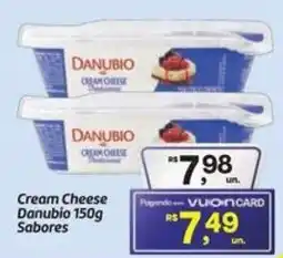 Fort Atacadista Cream Cheese Danubio Sabores oferta