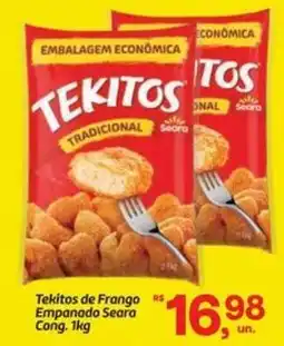 Fort Atacadista Tekitos de Frango Empanado Seara Cong. oferta