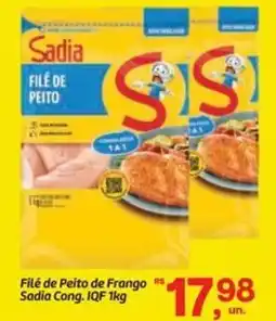 Fort Atacadista Filé de Peito de Frango Sadia Cong. IQF oferta