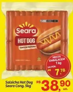 Fort Atacadista Salsicha Hot Dog Seara Cong. oferta
