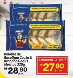 Fort Atacadista Bolinha de Bacalhau Couto & Brandão Gadus Morhua oferta