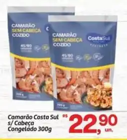 Fort Atacadista Camarão Costa Sul s/Cabeça Congelado oferta