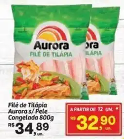 Fort Atacadista Filé de Tilapia Aurora s/Pele Congelada oferta