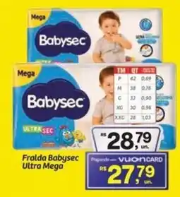 Fort Atacadista Fralda Babysec Ultra Mega oferta