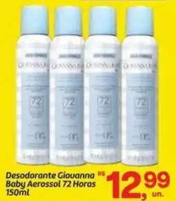 Fort Atacadista Desodorante Giovanna Baby Aerossol 72 Horas oferta