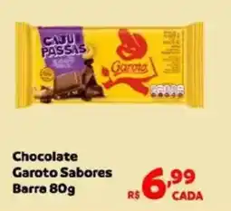 Max Atacadista Chocolate Garoto Sabores Barra oferta