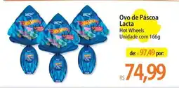 Atacadão Ovo de Páscoa Lacta Hot Wheels Unidade oferta