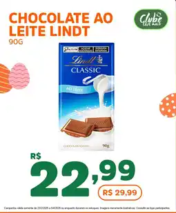 Supermercados Pague Menos Chocolate ao leite lindt oferta