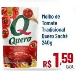 Max Atacadista Molho de Tomate Tradicional Quero Sache oferta
