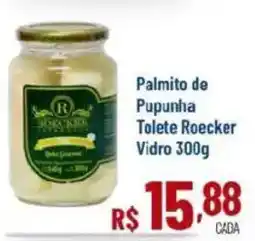 Max Atacadista Palmito de Pupunha Tolete Roecker Vidro oferta