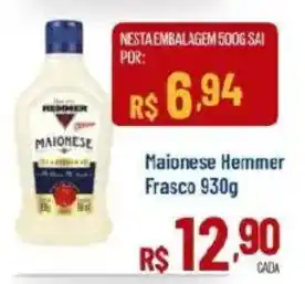 Max Atacadista Maionese Hemmer Frasco oferta