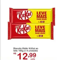 Giga Atacado Biscoito Wafer KitKat ao leite oferta