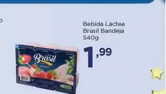 Apoio Mineiro Bebida Láctea Brasil Bandeja 540g oferta