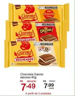 Giga Atacado Chocolate Garoto sabores oferta