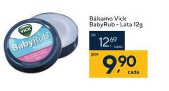Drogaria Coop Bálsamo Vick Babyrub Lata 12g oferta
