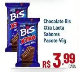 Max Atacadista Chocolate Bis Xtra Lacta Sabores oferta