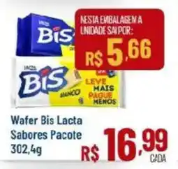 Max Atacadista Wafer Bis Lacta Sabores Pacote oferta