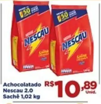 Achocolatado Nescau 2.0 sache 1.02kg