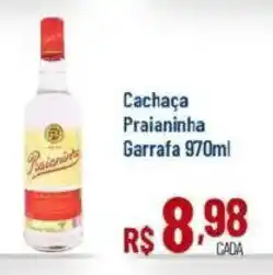 Max Atacadista Cachaça Praianinha oferta