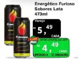 Max Atacadista Energético Furioso Sabores Lata oferta