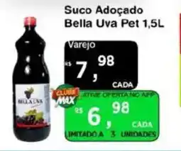 Max Atacadista Suco Adoçado Bella Uva Pet oferta