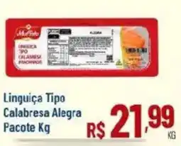 Max Atacadista Linguiça Tipo Calabresa Alegra Pacote oferta