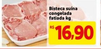 Mercado Extra Bisteca Suina congelada fatiada 1kg oferta