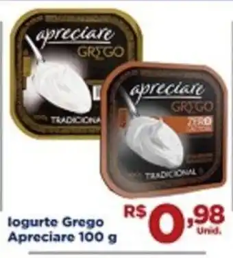 Tatico Iogurte Grego Apreciare 100g oferta