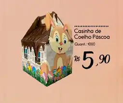 Giassi Supermercados Casinha de Coelho Páscoa oferta