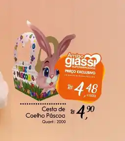 Giassi Supermercados Cesta de Coelho Páscoa oferta