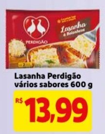 Mercado Extra Lasanha Perdigao varios sabores 600g oferta