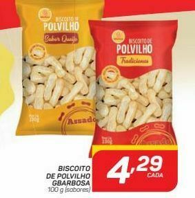 Biscoito de polvilho gbarbosa