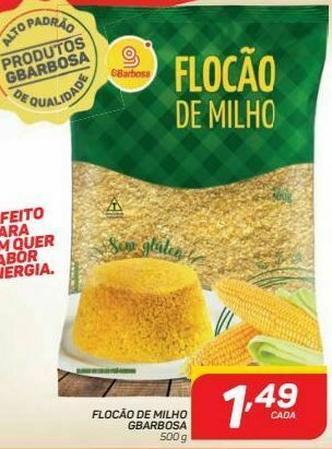 GBarbosa Flocão de milho gbarbosa 500g oferta