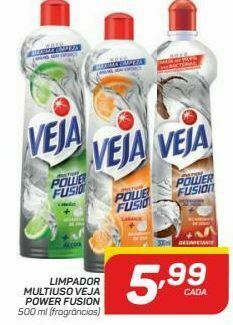 GBarbosa Limpador multiuso veja power fusion 500ml oferta