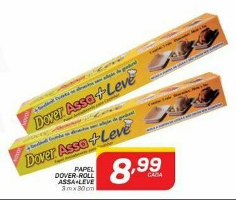 GBarbosa Papel dover-roll assa+leve oferta