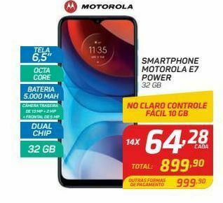 GBarbosa Smartphone motorola e7 power 32 gb oferta