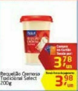 Tenda Atacado Requeijão cremoso tradicional select 200g oferta
