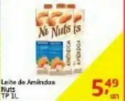 Tenda Atacado Leite de amêndoas nuts 1l oferta
