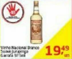 Vinho nacional branco jurupinga 975ml