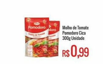 Mart Minas Molho de tomate pomodoro cica 300g oferta
