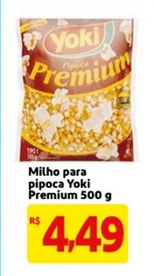 Mercado Extra Milho para pipoca Yoki Premium 500g oferta